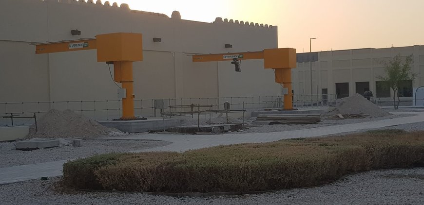Компания ATS CRANES оснащает насосную станцию в рамках проекта ISF в Катаре консольными кранами VERLINDE